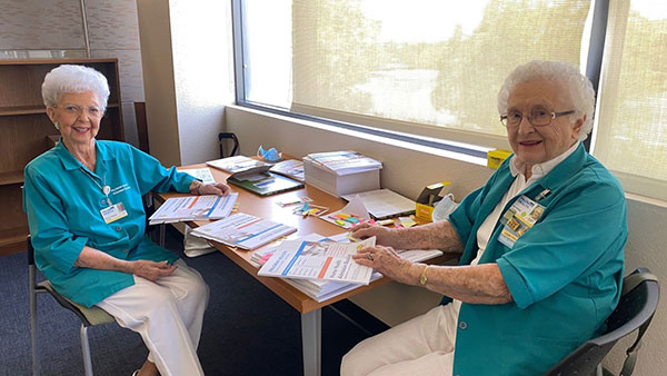 90-year-old volunteers